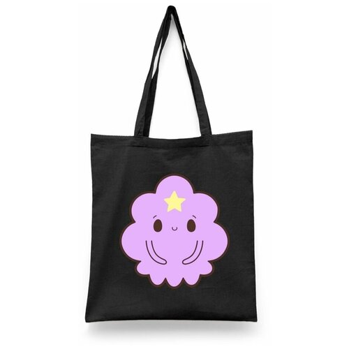 фото Сумка-шоппер унисекс каждому своё "время приключений/adventure time" белая