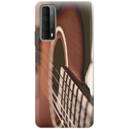 фото Силиконовый чехол на huawei p smart (2021) / хуавей п смарт (2021) с принтом "гитара gosso