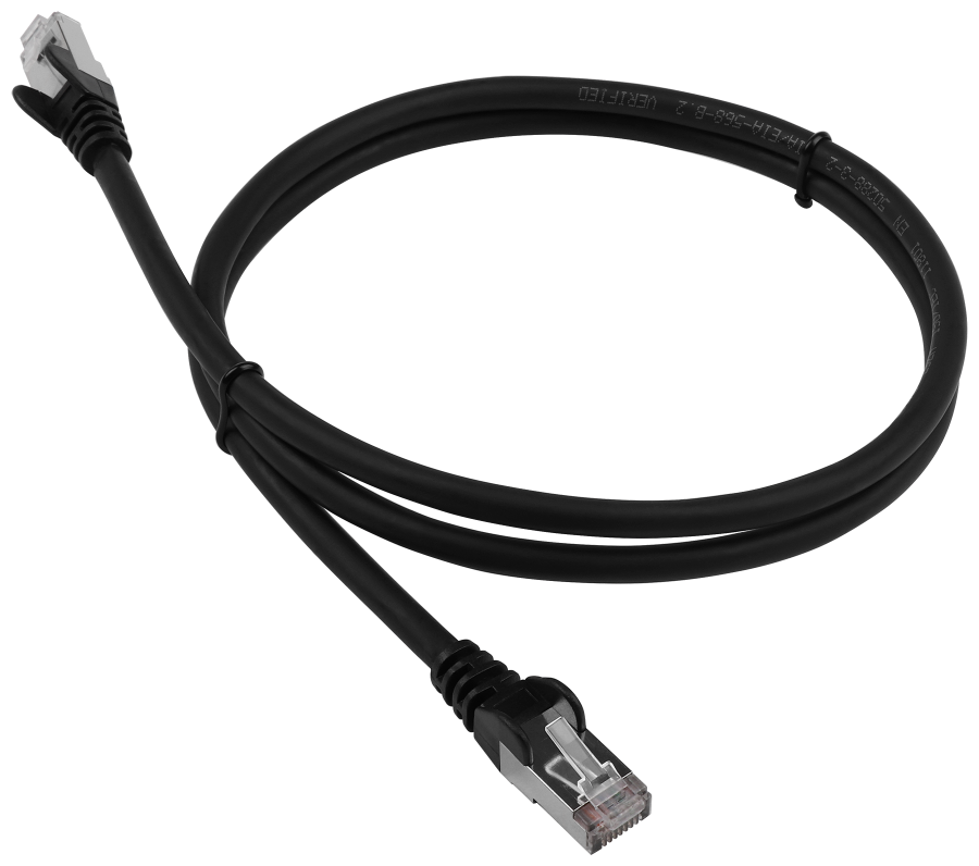 Патч-корд Lanmaster (LAN-PC45/S6-3.0-BK) FTP вилка RJ-45-вилка RJ-45 кат.6 3м чёрный LSZH (уп.:1шт)