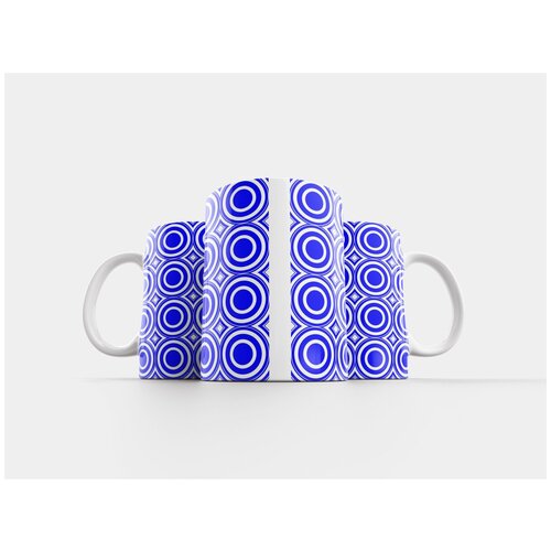 фото Кружка "шаблон, психоделический, декоративный" 320 мл lotsprints