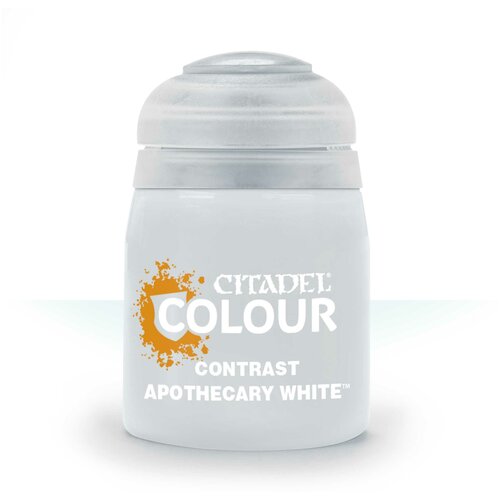 Краска акриловая Citadel Contrast: Apothecary White (18Ml) краска акриловая citadel contrast basilicanum grey 18ml