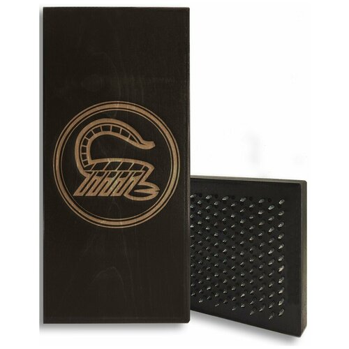 фото Доска садху для йоги с динамическими гвоздями знак зодиака - 1 шаг 10мм woodart