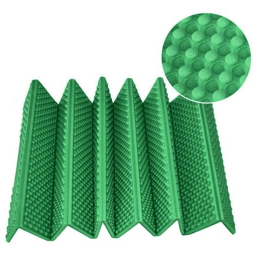 Коврик туристический каремат складной непромокаемый и легкий нескользящий резиновый ковер для туризма похода и спорта толстый тренировочный mat для палатки фитнеса и упражнений на улице и дома 1300₽