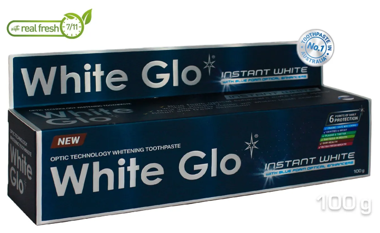 Зубная паста White Glo мгновенное отбеливание 100г - фото №7