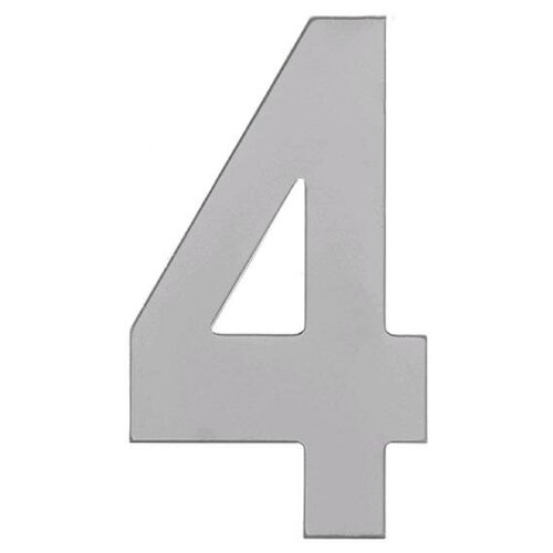 MARLOK Номер дверной 4 MARLOK металл цвет хром 146₽