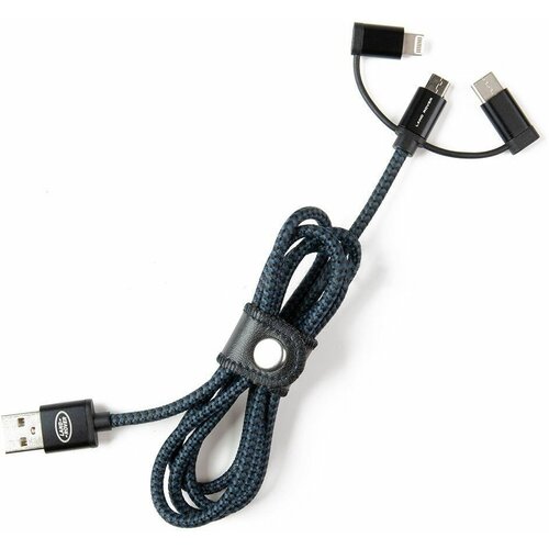 Кабель для iPhone Land Rover iPhone 3-in1 Cable, Black/Navy NM