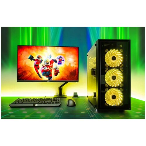 Игровой разгромитель Игр i7 20 потоков, SSD 500GB, RTX 2060 SUPER 8GB, 16 GB, Kyberpunk 2077, Mortal Kombat 1, Elden Ring , Evil West , Alan Wake 2