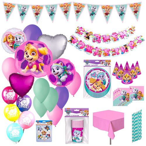 Набор для праздника «Щенячий патруль» Скай, на 6 персон