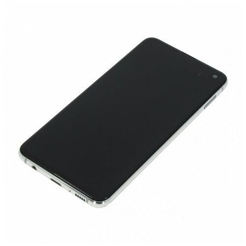 Дисплей для Samsung SM-G970F (Galaxy S10e) модуль в сборе с тачскрином <белый> (OEM)