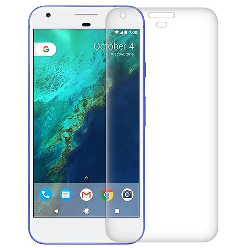 Защитная пленка MyPads (только на плоскую поверхность экрана, НЕ закругленная) для телефона Google Pixel XL/HTC Google Nexus Marlin M1 глянцевая