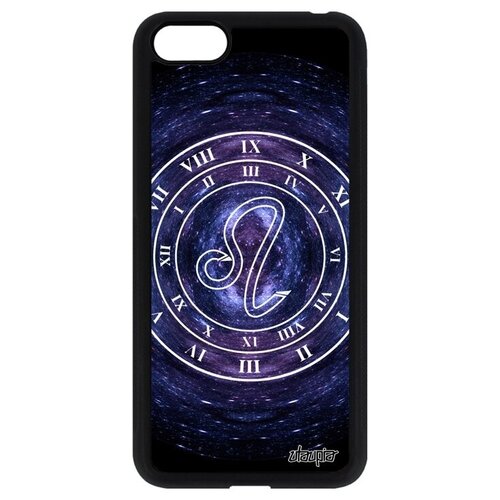 фото Качественный чехол на смартфон // huawei y5 2018 // "зодиак лев" галактика zodiac, utaupia, синий