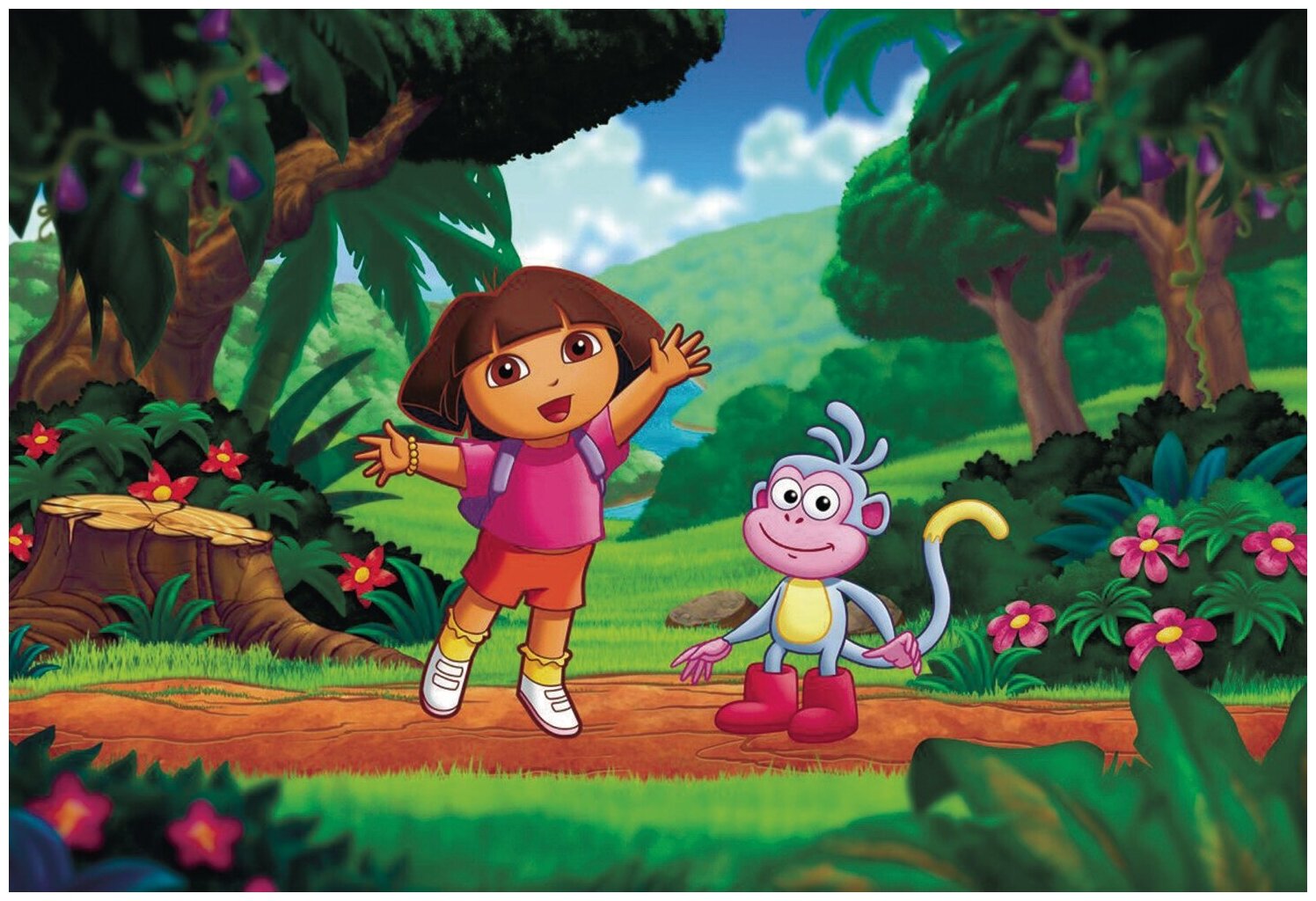 Картинки даши путешественницы и башмачка