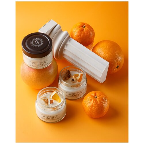 Кокосовая арома-свеча Цитрусовая магия 