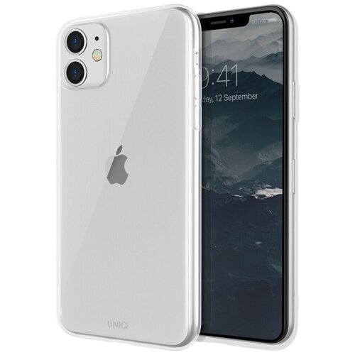 фото Чехол uniq glase для iphone 11, цвет прозрачный (ip6.1hyb(2019)-glsnud)