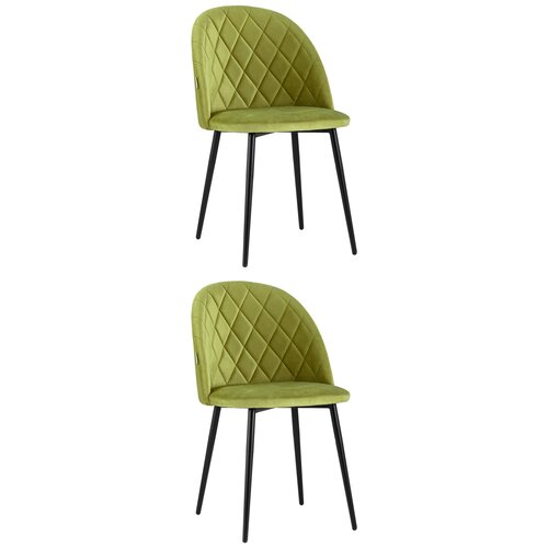 фото Стул марсель велюр оливковый new(комплект 2 стула) stool group