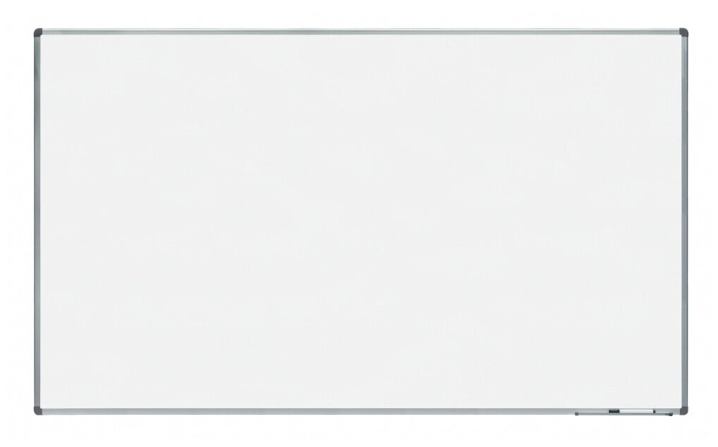 Демонстрационная доска Rocada алюминий магнитно-маркерная лак 120x200см алюминиевая рама белый - фото №1
