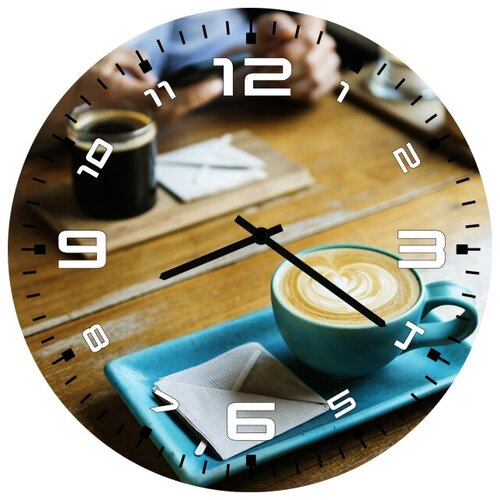 фото Svs настенные часы svs 3001723 kitchen кофебрейк