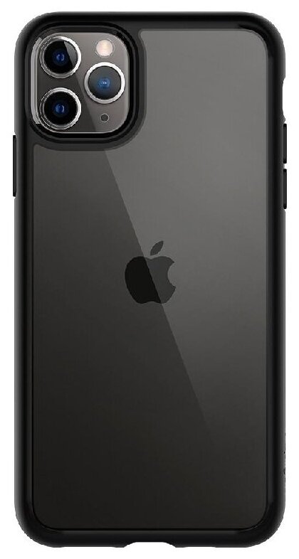 Чехол Spigen на Apple iPhone 11 Pro (077CS27234) Ultra Hybrid / Спиген чехол для Айфон 11 Про накладка, противоударный, с защитой камеры, черный
