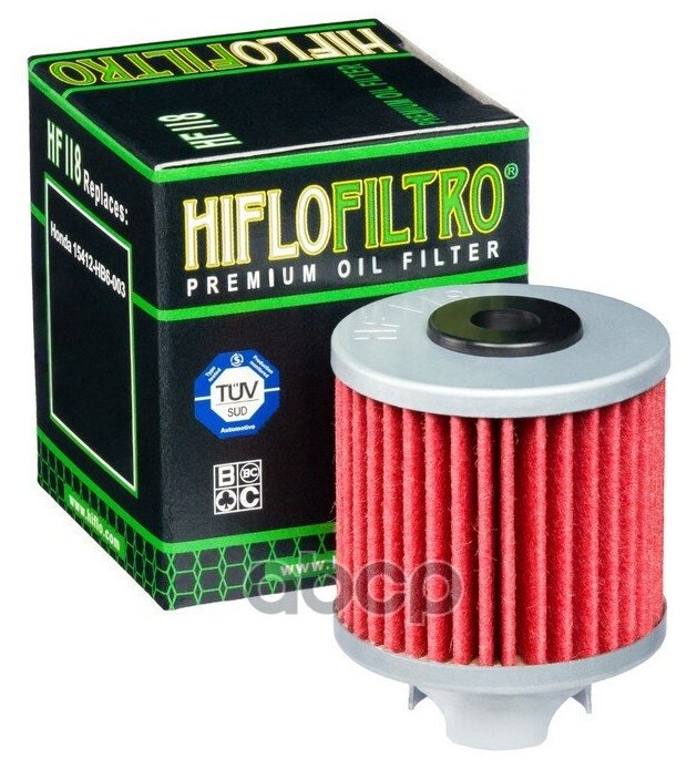 Фильтр Масляный Hiflofiltro Hf118 Hiflo filtro арт. HF118