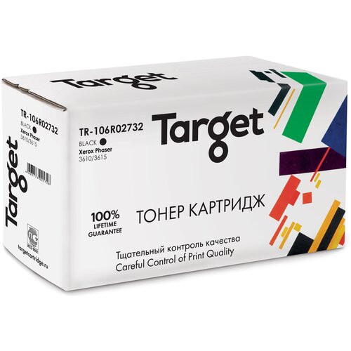 Тонер-картридж Target 106R02732, черный, для лазерного принтера, совместимый лазерный картридж xerox 106r02732 черный