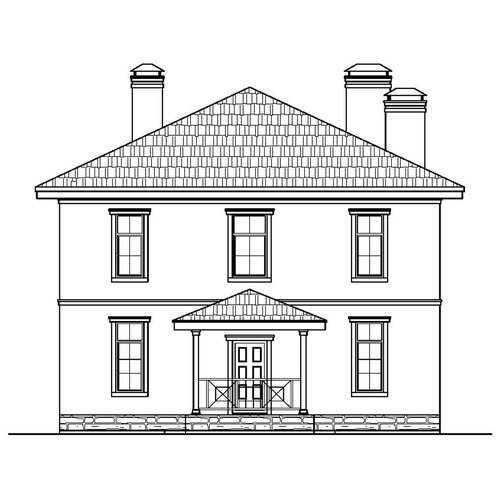 Проект дома Catalog-Plans-57-05XA (173,26кв. м, 10,94x10,94м, газобетон 375)