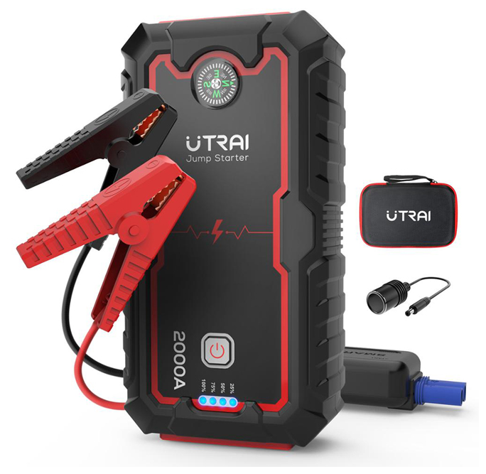 Пуско-зарядное устройство UTRAI "Jstar One", 16000mAh, 2000А, черное