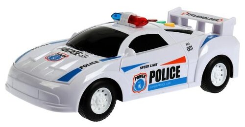 Полицейский автомобиль Технодрайв Полицейский автомобиль (2107A139-R), 20 см, белый/синий