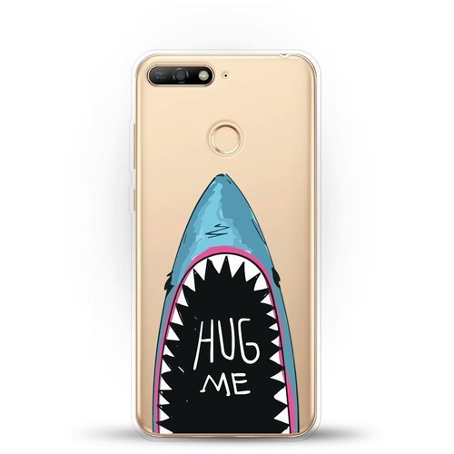 фото Силиконовый чехол акула на huawei y6 prime (2018) andy & paul