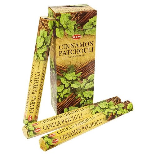 Благовоние HEM Корица Пачули Cinamon Patchouli блок 6 упаковок блок 6 шт благовоние hem пачули pachouli