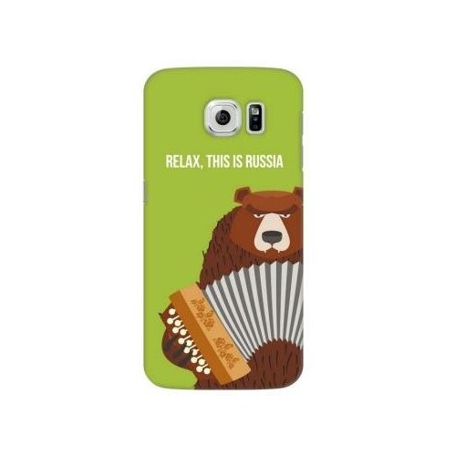 фото Deppa чехол deppa art case и защитная пленка для samsung galaxy s6, патриот_медведь гармонь,
