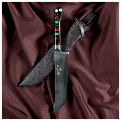 фото Нож пчак шархон - оргстекло, чуст (гарда латунь) 2460194 шафран