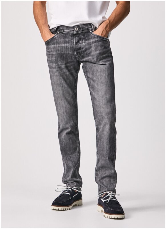 Джинсы зауженные Pepe Jeans, размер 36, рост 34, denim