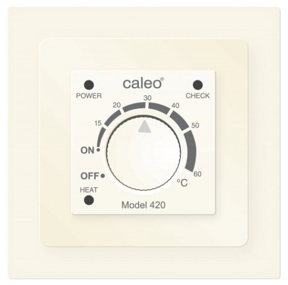 Терморегулятор Caleo 420 бежевый с адаптерами