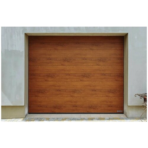 Секционные ворота Hormann RenoMatic 2500*2250 золотой дуб с приводом ProLift + 2 пульта