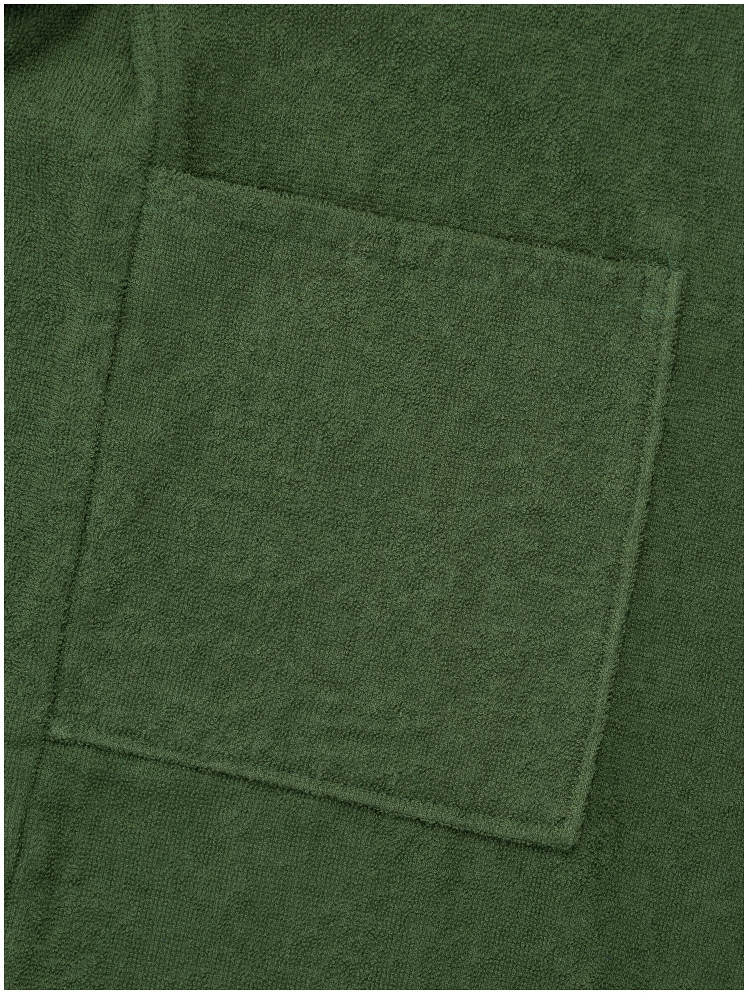 Халат женский/мужской махровый (цвет Зеленый).р 58-60 - фотография № 15