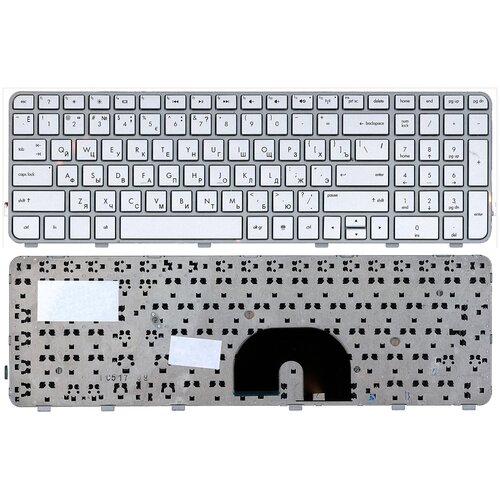 Клавиатура для ноутбука HP Pavilion DV6-6000 DV6-6 series серебристая