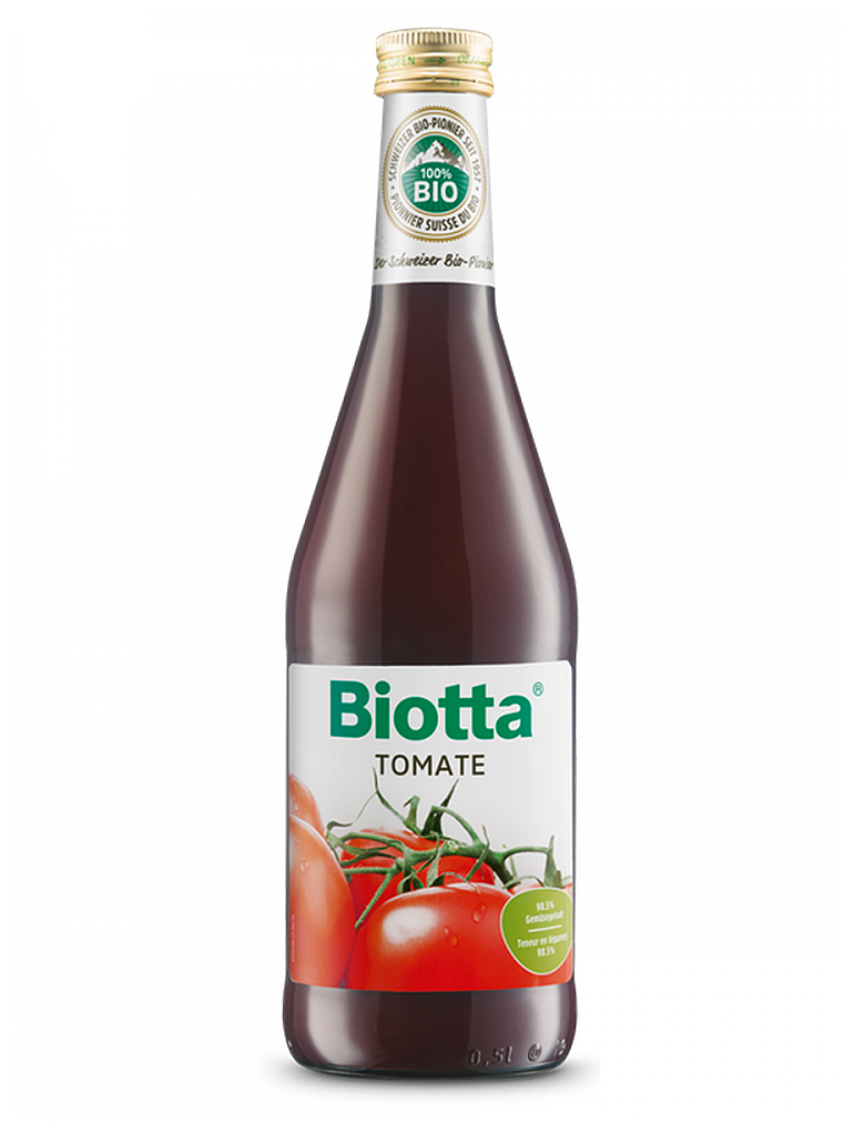 Сок Biotta (Биотта) томатный с морской солью и соком лимона 0.5 л х 6 шт, стекло