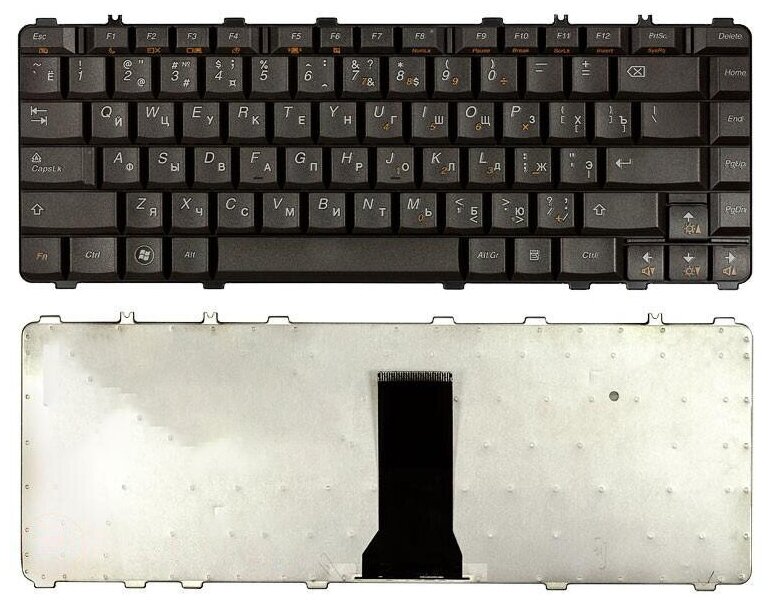 Клавиатура для ноутбука Lenovo IdeaPad Y450 Y450A Y450G Y550 Y550A Y460 Y560 B460 черная