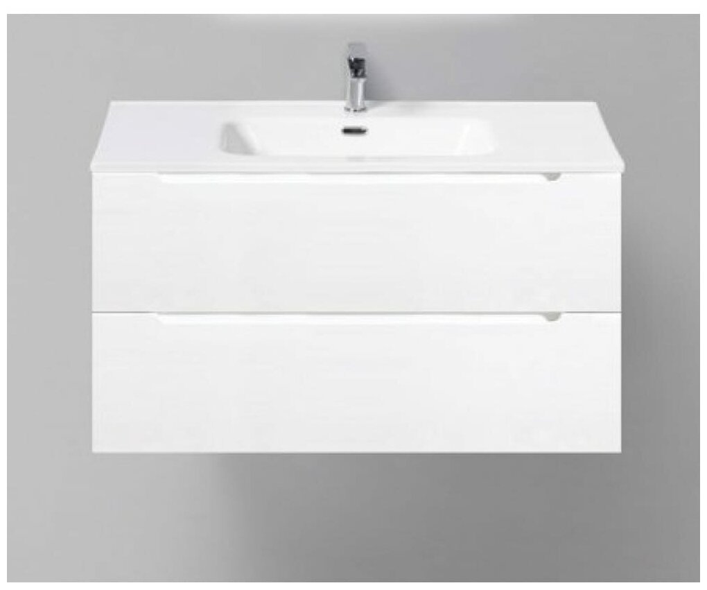 База под раковину подвесная BelBagno ETNA-900-2C-SO-BL-P Bianco Lucido