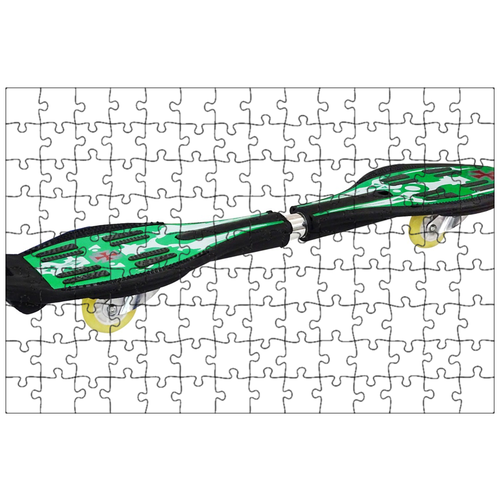 фото Магнитный пазл 27x18см."скейтборд, спорт, играть" на холодильник lotsprints