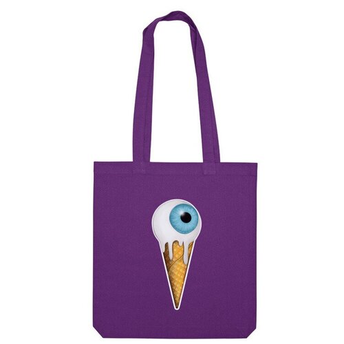 фото Сумка шоппер us basic, фиолетовый