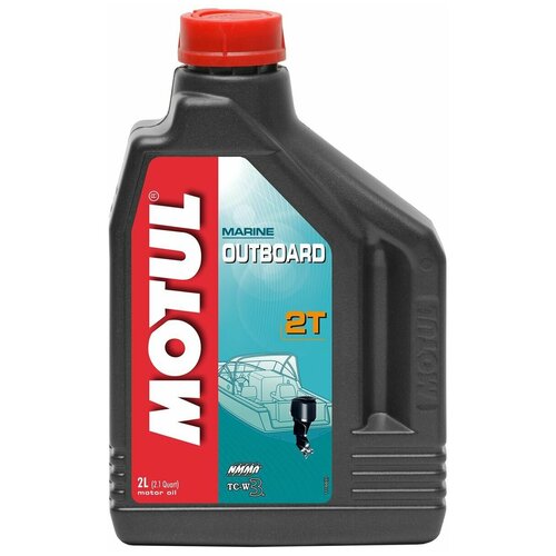 Масло моторное минеральное для 2Т лодочных моторов Motul Outboard TC-W3, 2 л