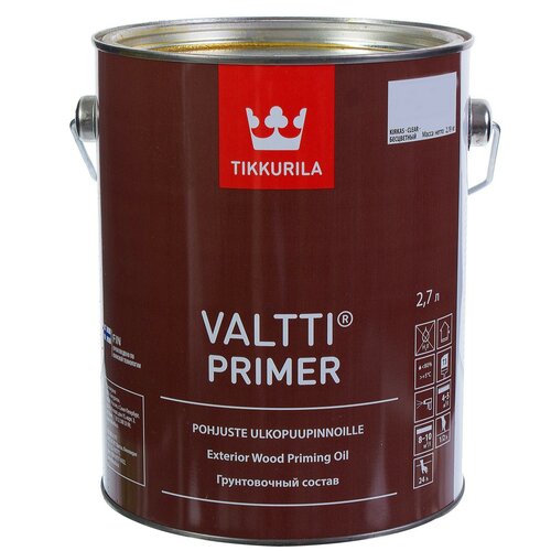 Tikkurila Антисептик грунт. VALTTI PRIMER (POHJUSTE) бесцветная 2,7л