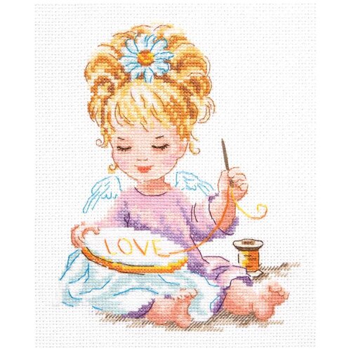 фото Набор для вышивания чудесная игла 033-24 маленькая рукодельница 15 х 18 см 2 шт.