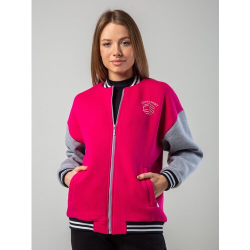 фото Толстовка crosssport, размер 48, розовый