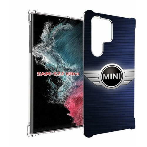 Чехол MyPads мини-mini-2 (2) мужской для Samsung Galaxy S23 Ultra задняя-панель-накладка-бампер