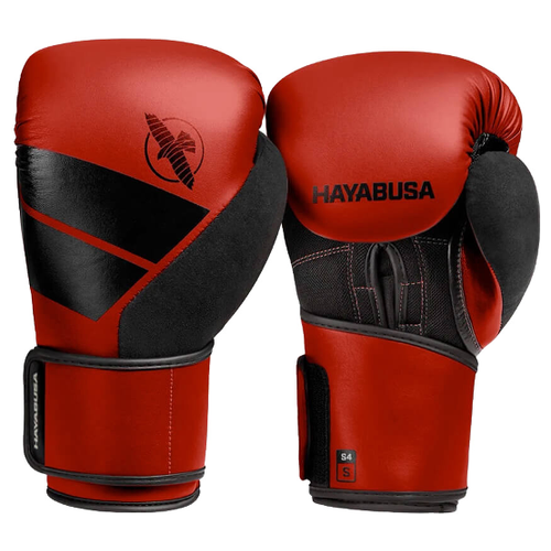 Боксерские перчатки Hayabusa S4 Red (16 унций)