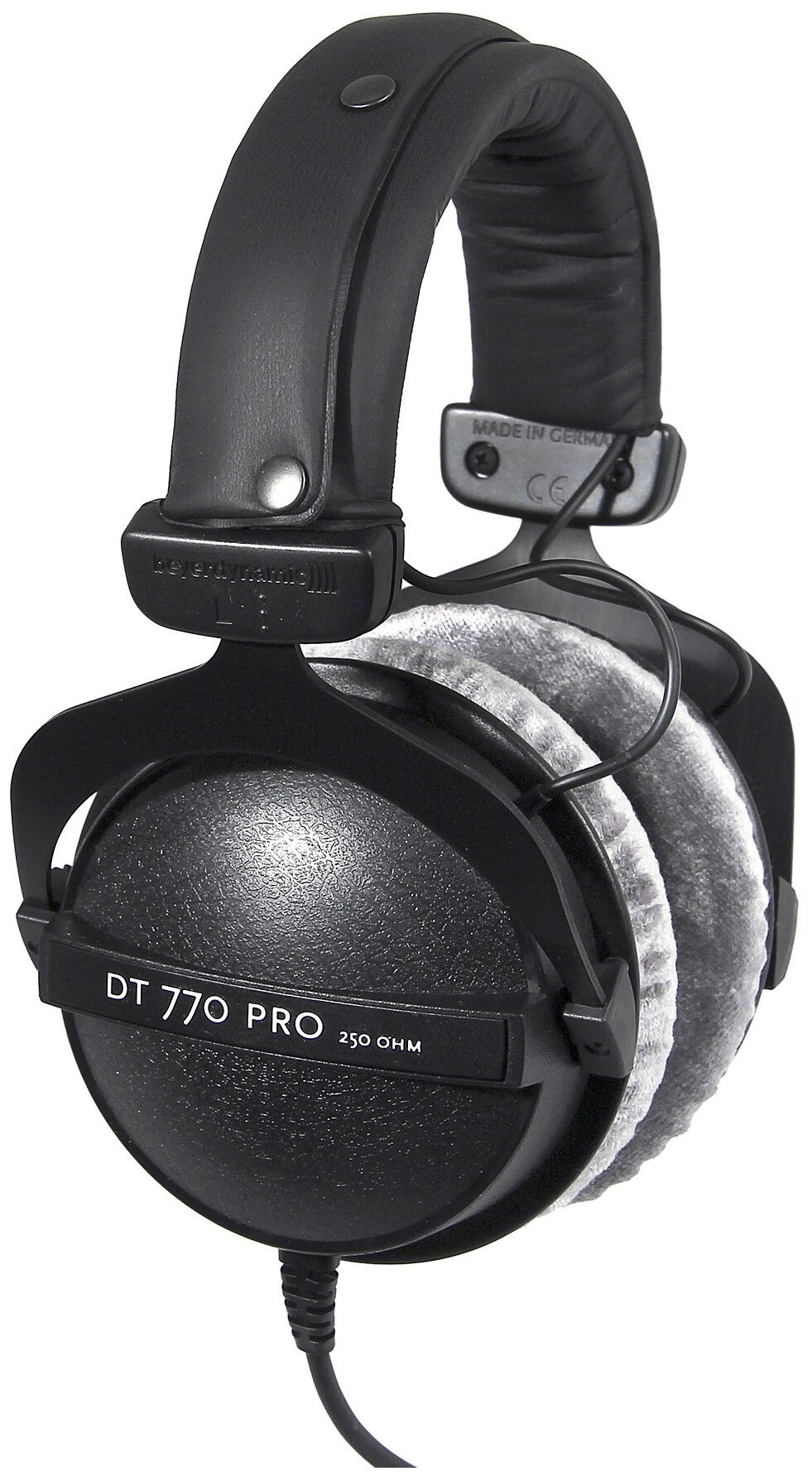 Наушники Beyerdynamic DT 770 Pro (250 Ohm), черный/серый - фотография № 1