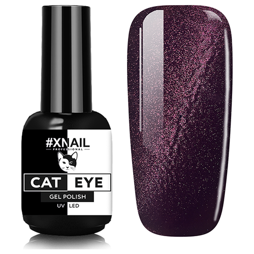 Гель лак XNAIL PROFESSIONAL Cat Eye кошачий глаз, магнитный, камуфлирующий, для дизайна ногтей, 10 мл, № 11 гель лак xnail professional cat eye кошачий глаз магнитный камуфлирующий для дизайна ногтей 10 мл 15