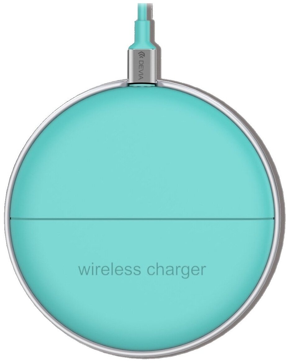 Comma Беспроводное зарядное устройство Kinyo Ultra-Thin Wireless Charger (blue)